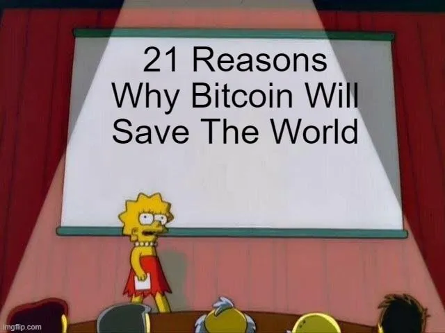 21 Redenen waarom Bitcoin de wereld zal redden